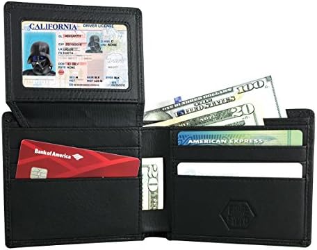 RFID Blocking Wallet for Men - Genuine Leather Bifold Walllet - RFID Blocking Wallet - Credit Card Protector