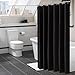 Yuunity Shower Curtain Polyester Fabric Bath Curtain with Hooks Bathroom Accessories,Waterproof Washable, 72