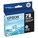 EPSON 78 Claria Hi-Definition Ink Standard Capacity Light Cyan Cartridge (T078520) Works with Artisan 50, Photo R260, R280, R380, RX580, RX595, RX680