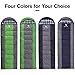 CAMEL CROWN Sleeping Bag Envelope Lightweight Portable Camping Sleeping Bags 4 Season with Compression Sack for Traveling Hiking Backpacking Outdoor