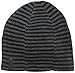 Calvin Klein Men's Lightweight Luxe Stripe Reversible Beanie