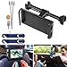 Smartphone Tablet Car Headrest Mount Holder Cradle Rear Back Seat Mount w/ 3in1 Cable + Headrest Hanger Compatible for iPad iPhone Samsung Galaxy Tabs Nintendo Switch Cell Phone Car Mount