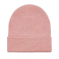 Youland Fashion Beanie for Women Beanie Hat Skully Knit Winter for Girls Women (Pink)