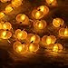 SOMUNS Halloween Lights, 40 LED Pumpkin String Lights for Indoor, Halloween Christmas Decorations, Battery Operated