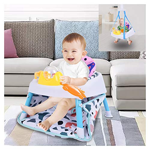 Erwazi Baby Jumpers and Bouncers, 2in1 Baby Bouncer Baby Jumper Baby Activity Center Doorway
