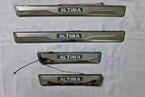 For Nissan Altima 2013-2015 Car Door Sill Scuff Plate Guard Entry Door Guard Sills With Led