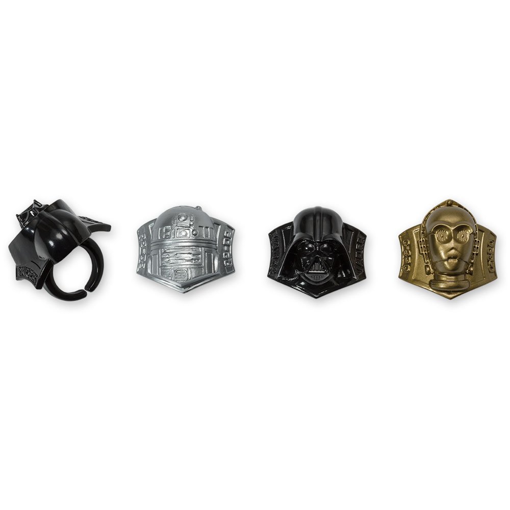 Photo 1 of DecoPac Star Wars Darth Vader, R2-D2, C-3PO Cupcake Rings (24 Count)