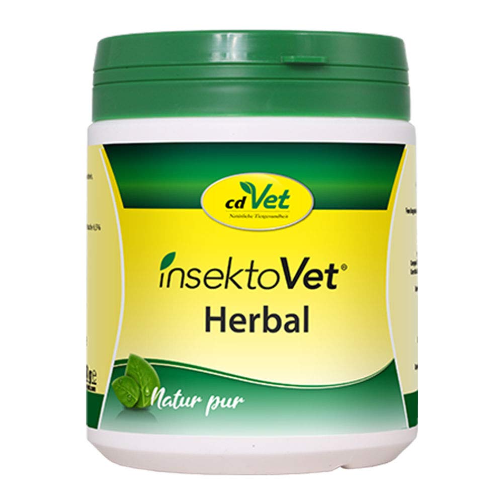 cdVet Naturprodukte TickEx herbal 250 g - Dog - deterrent to ticks and other pests - nutritionally support skin metabolism - positive development of the skin environment -