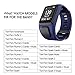 NotoCity Silicone Watch Band Replacement for Spark/Spark 3/Golfer 2/Adventurer/Runner 2/3 Smartwatch for man women(Dark blue)