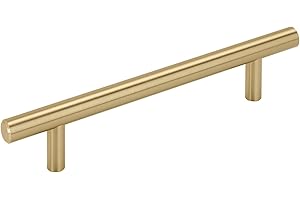 Amerock | Cabinet Pull | Champagne Bronze | 5-1/16 inch (128 mm) Center to Center | Bar Pulls | 1 Pack | Drawer Pull | Drawer Handle | Cabinet Hardware, BP40517CZ