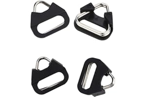 Stainless Steel Triangle Split Ring,Camera Strap Hook Lug Ring, with Plastic Cap,for Belt Hook Lanyard for Camera Shoulder St