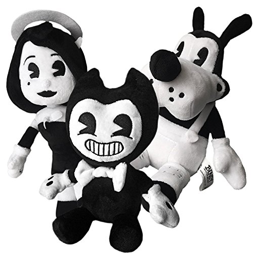Bendy, Alice & Boris Beanie Plush Bundle