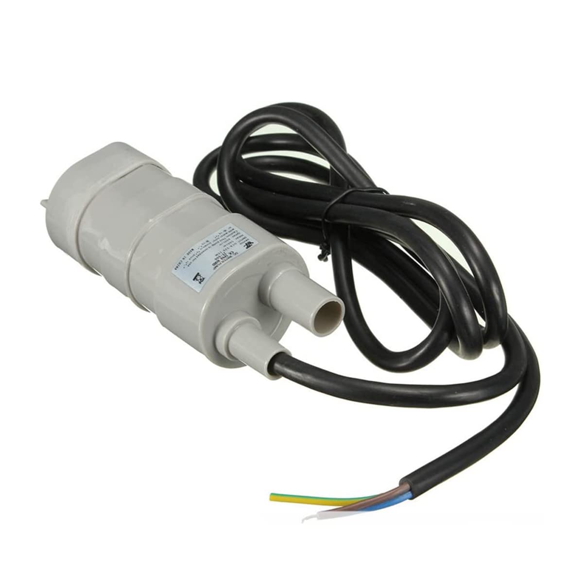 Hailege 5M High Head DC Water Pump Submersible Motor For Pond, Aquarium, Fish Tank Fountain 10L/Min 600L/H DC12V 1.2A