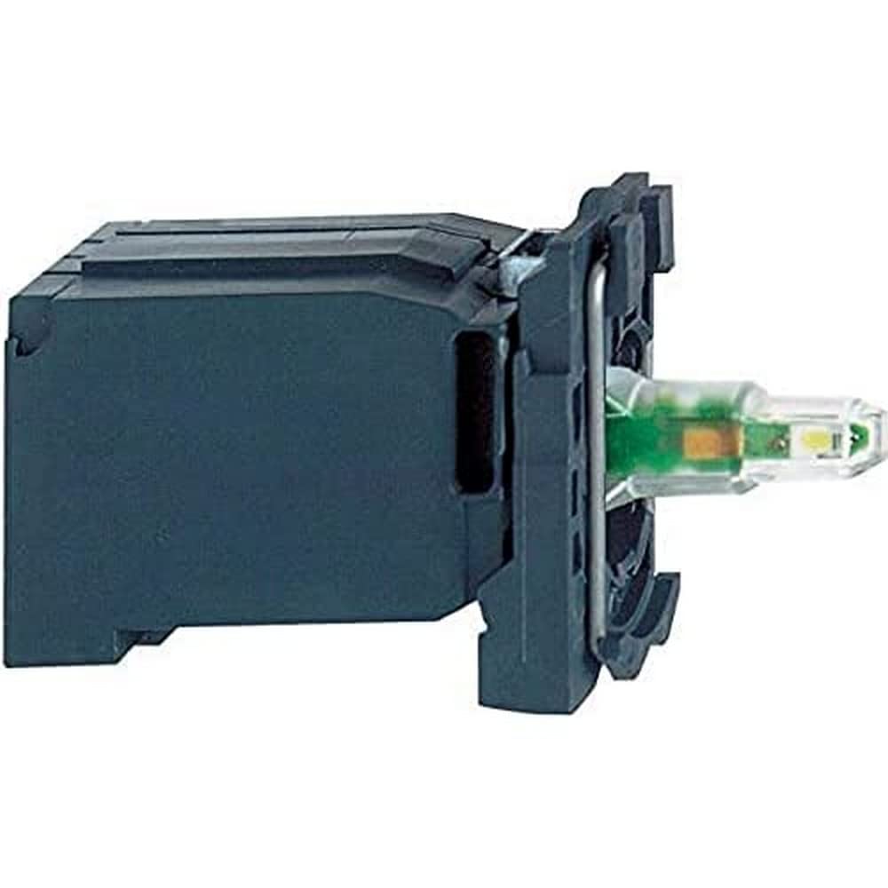 Schneider Electric ZB5AV5D1 Body 400V 50Hz, White Light Block With Body/Fixing Collar With Ba9S Led Bulb 400V