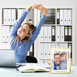 Bucherry 4 Pieces Picture Frame Metal Floating