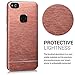 kwmobile Case for Huawei P10 Lite - Durable Shockproof Aluminum Protective Smartphone Back Cover - Rose Gold