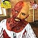 Molezu Halloween Novelty Horror Mask, Costume Party Cosplay Latex Burn Half Face Mask