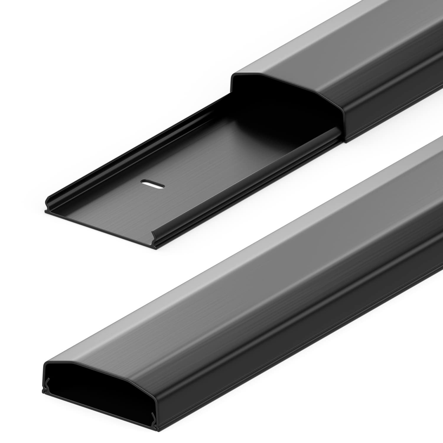 deleyCON Cable Duct - Black, 100 CM