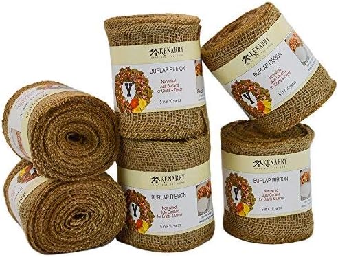 1 inch burlap ribbon