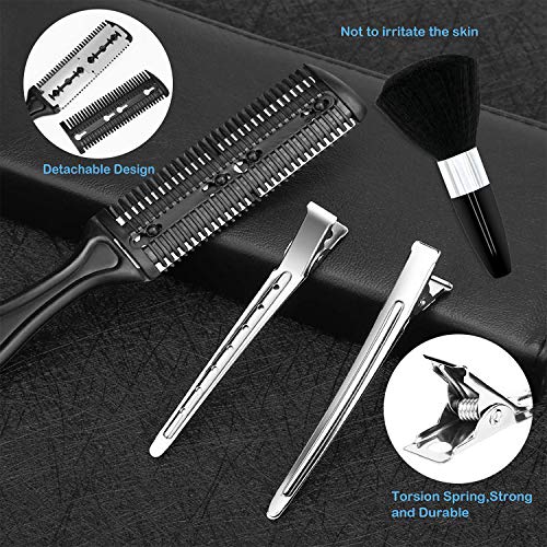 Bivan 11pcs Hair Cutting Scissors Kits, Professional Hairdressing Scissors and Hairdresser Thinning Scissors Upgraded Barber Salon Home Shear Haircut Scissor Kit for Kids, Women and Men