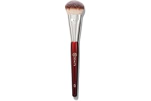 BK BEAUTY BRUSHES - 109 MINI CONTOURED FOUNDATION - Face Brush for Liquid or Cream Foundations - Bronzer, Blush & Highlighter Makeup Brush