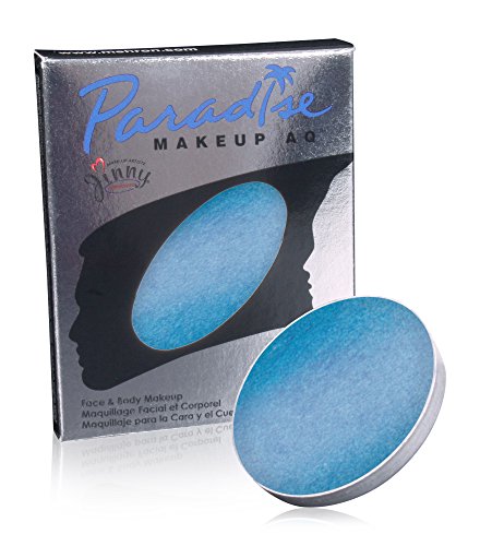 Mehron Makeup Paradise Makeup AQ Refill (.25 oz) (BRILLANT AZUR DARK BLUE)