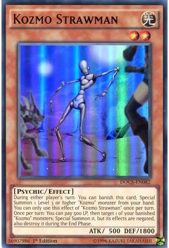 Yugioh Dimension Of Chaos Docs En0 Kozmo Strawman Yu Gi Oh Individual Cards Collectables