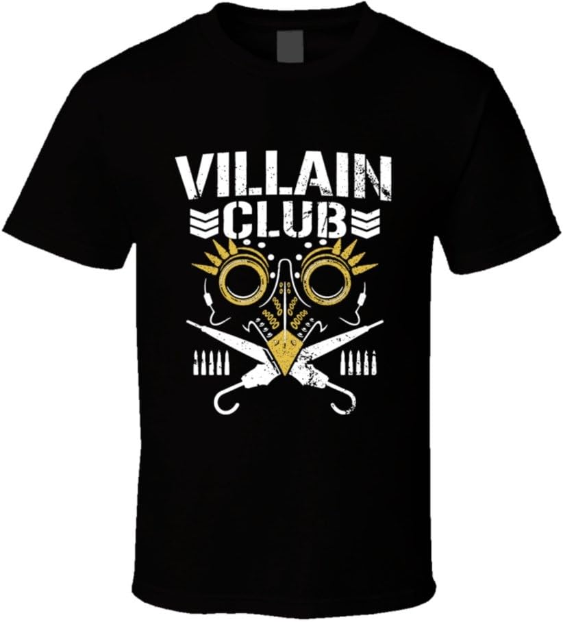 The Villain Club Marty Scurll The Bullet Club Elite Cool T Shirt M Black