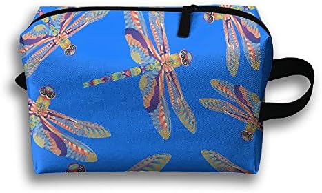 Colorful DragonFly Stylish Lightweight Cosmetic Organizers Hanging Travel Organizers Bags