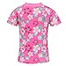 TFJH E Girls Swimsuit Sun Protection Bathing Suit UPF 50+ 200 Pink Flower 116/122
