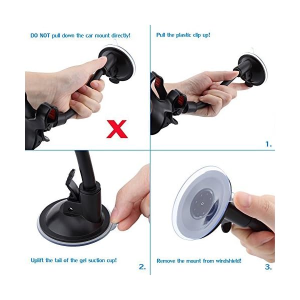 URPOWER-3300298-Double-Clip-Car-Mount-for-upto-55-Inch-Smartphones-and-GPS-Devices