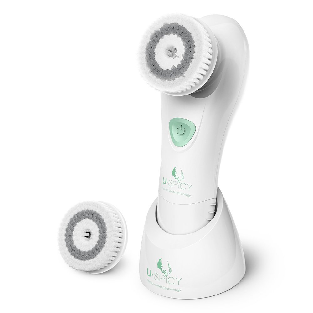 Cepillo Facial impermeable para la Higiene Corporal Facial Electrónico Vibratorio Sónico USpicy