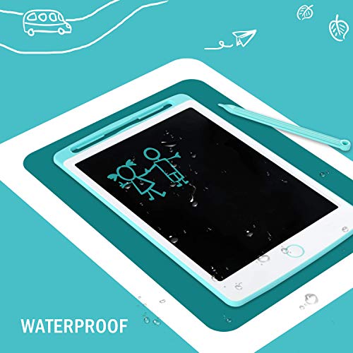 Jonzoo LCD Writing Tablet, 8.5 inch Mini Electronic Doodle Board Kids Drawing Board, Digital Handwriting Pad with Pen, erasable Reusable eWriter Paper-Saving Tool for Home/School/Office (Blue)