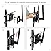 SIMBR TV Ceiling Mount Bracket Adjustable Full Motion Quick Installation for 22-75 