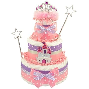 castle diaper cake