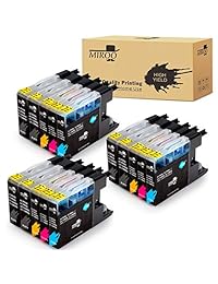 MIROO Compatible Brother LC75 LC71 LC79 XL Cartuchos de tinta 15 unidades, trabajo para Brother MFC J280W J825DW J430W J835DW J625DW J425W J6710DW J280W J6910DW J5910DW J6510DW J435W impresora