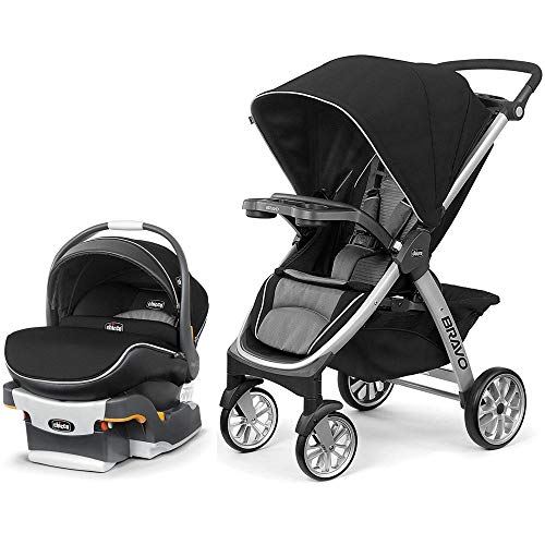 Chicco Bravo Air Quick-Fold Stroller and KeyFit 30 Zip Air Car