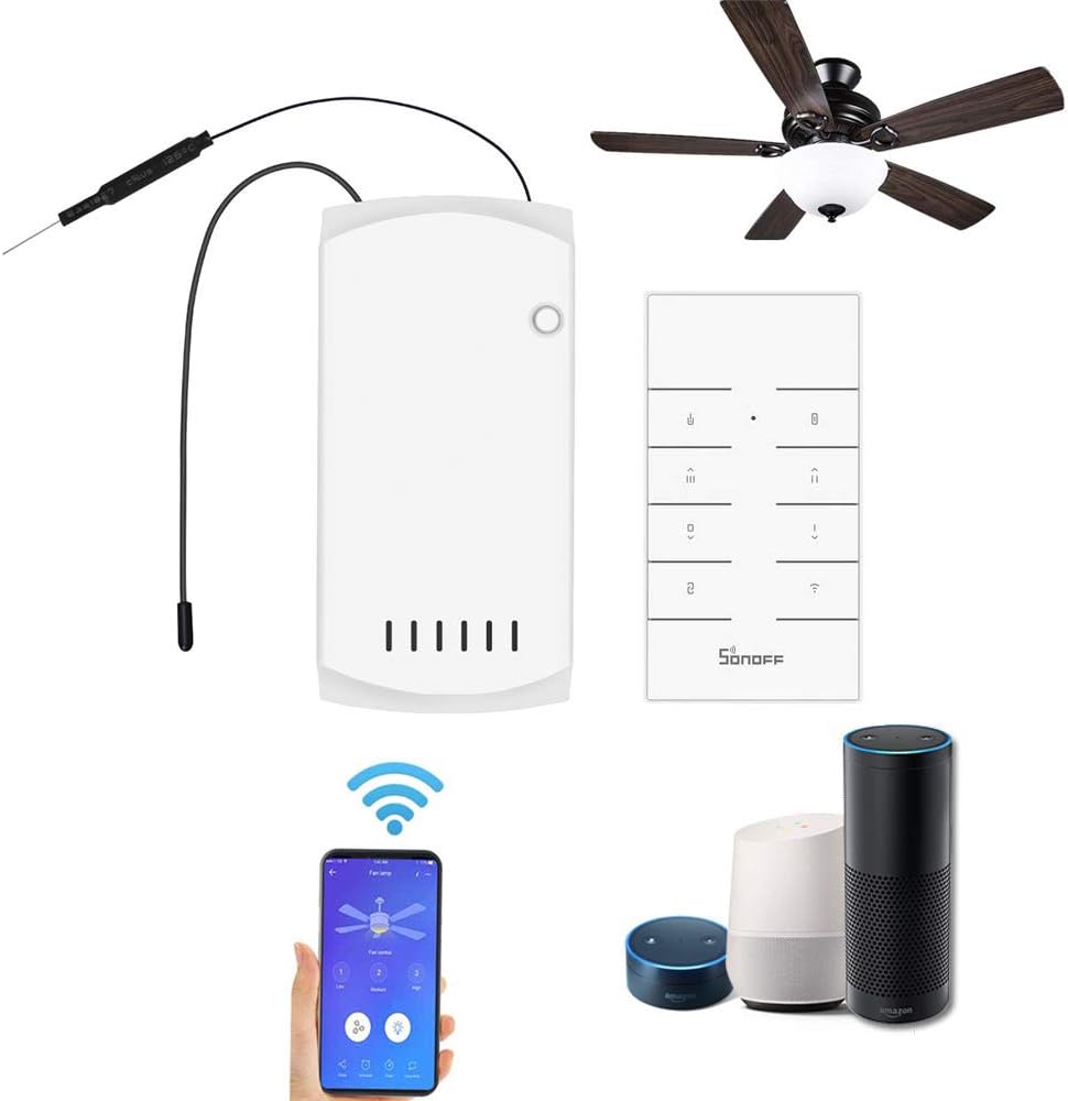 Galapara Universal Ceiling Fan Remote Control Kit Replace Wifi