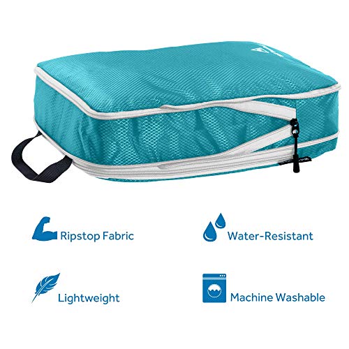 WELL TRAVELED 3piece set Compression Packing Cubes For Travel, Double