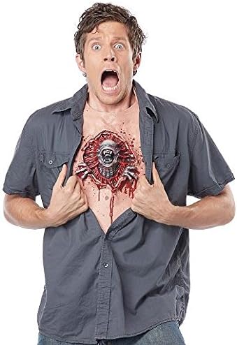 Fancy Face Paint Color Halloween Alien Chest Appliance