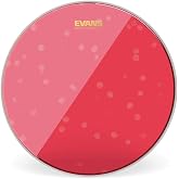 Evans Bass Drum Heads - Hydraulic Red Bass Drumhead - BD22HR - 22 Inch