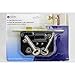 Bit Key Mortise Lock for 1-3/8 Inch Door, 2-1/4 Inch Backset Polished Brass Finish