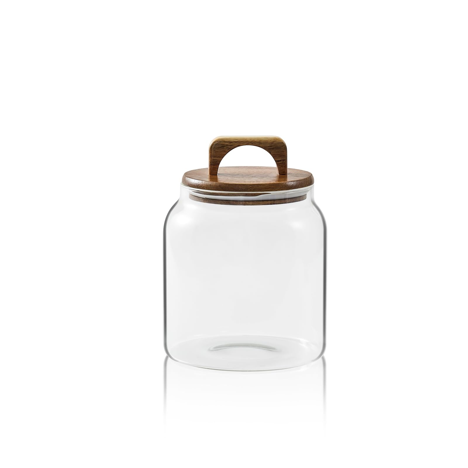 Photo 1 of Sweejar Glass Jars for Laundry Room Organization, Half-Gallon Laundry Pods Container, Glass Food Storage Jars with Airtight Lid, 1 Pack, Hand Lid