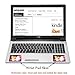 Meffort Inc 15 15.6 Inch Laptop Notebook Skin Sticker Cover Art Decal (Included 2 Wrist pad) - Flying Dragon