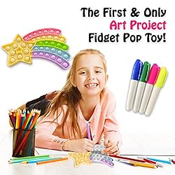 Star Pop Its Fidget Toy Christmas Pop It Arts and
