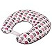 Bacati - Elephants Pink/Grey Nursing Pillow Cover Ultra-Soft 100% Cotton Fabric in a Fashionable Two-Sided Design, Fits All Hugster Nursing Pillows and Positioners