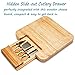 Natural Bamboo Cheese Board Set