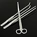 Vktech® 3 in 1 Stainless Steel Aquarium Tank Aquatic Plant Tweezers Scissors Tools (Tweezer)