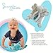Snuggin - The Comforting Day and Night Lovey Miracle for Babies (Gray Elephant) - Plush Stuffed Animal Pacifier and Teether Holder