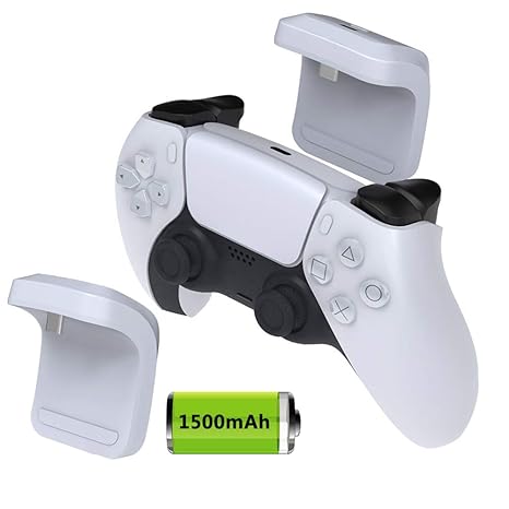 Amazon.com: 1500mAh Charging Battery for PS5 Controller, Rechargeable